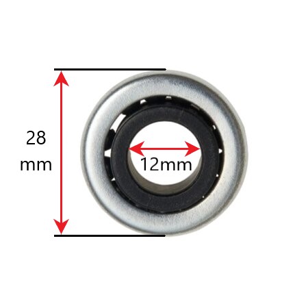 rodamiento de persiana 28x12