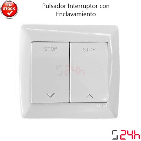 pulsador interruptor mecánico doble