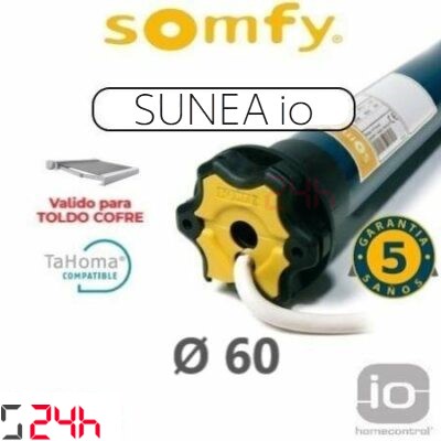 motor vía radio somfy sunea 60 io