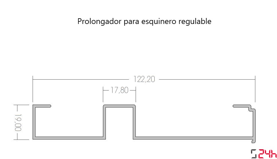 esquinero regulable para persiana (copia)