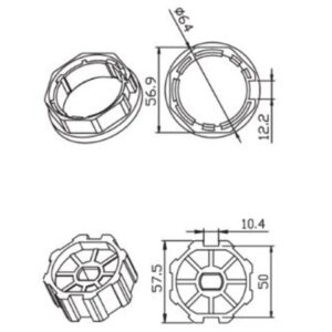 motor mecánico para pulsador came mondrian 5